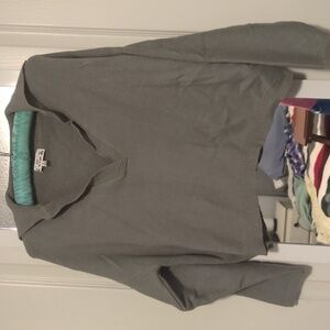 Cropped Sage green Sweater